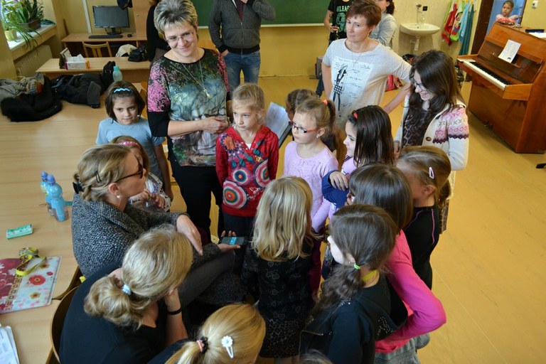 Helena Zeťová zpívala s dětmi