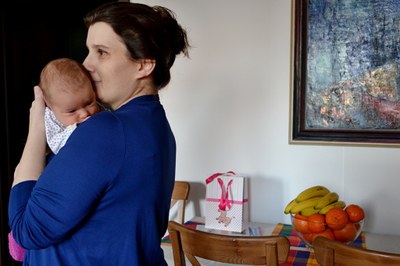 Anička s maminkou Foto: ÚMOb Poruba