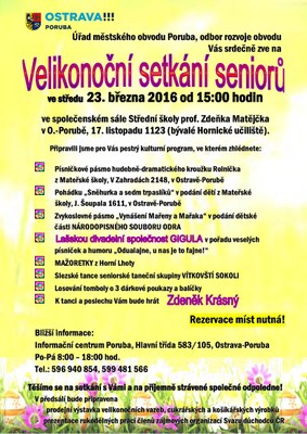 Velikonoční setkání seniorů