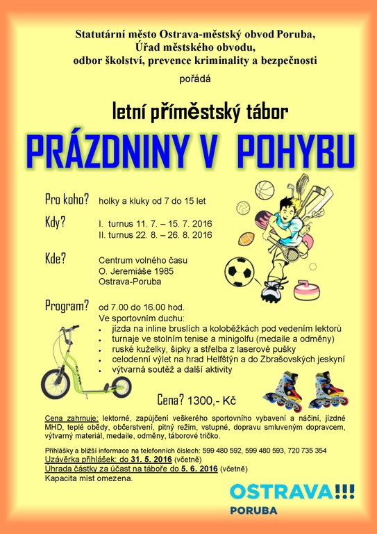 Na tábor můžete děti přihlásit už teď
