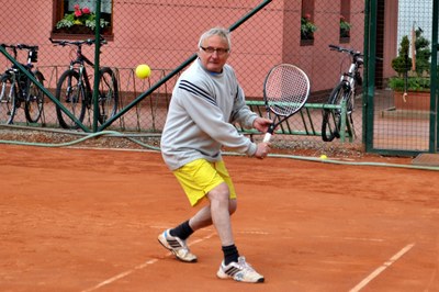 Senioři se utkali například v tenise. Foto: Martin Otipka
