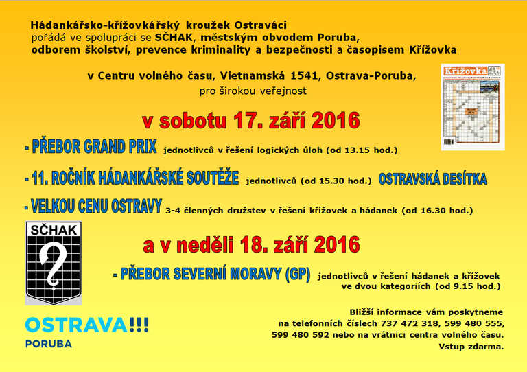 Luštíte rádi křížovky či logické úlohy? Přihlaste se do soutěže