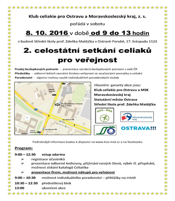 Celiaci se sejdou v Porubě