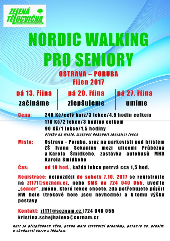 Nordic walking pro seniory