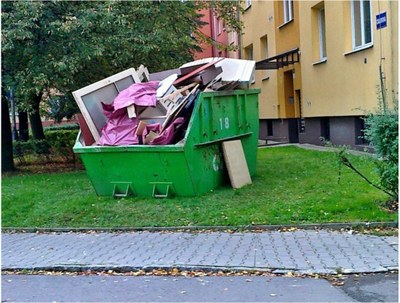 V ulicích budou stát od 5. února velkoobjemové kontejnery