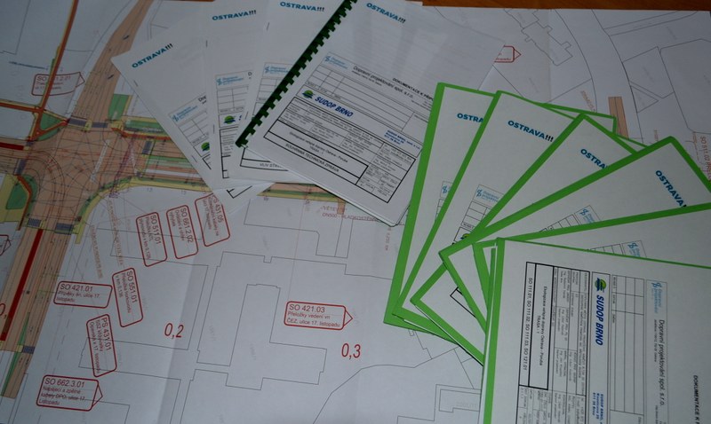 Můžete nahlédnout do projektové dokumentace k tramvajové trati