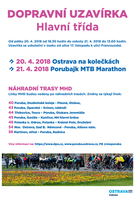 Hlavní třída bude uzavřena, vyjedou na ni bruslaři a cyklisté