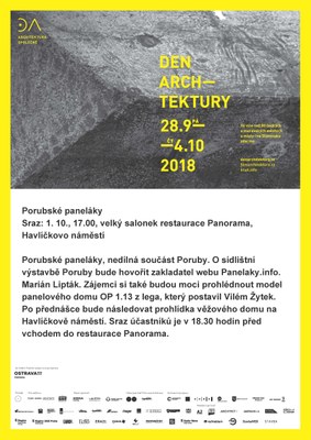 O porubských panelácích se dozvíte na přednášce