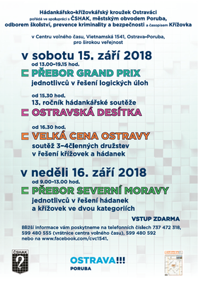 V luštění hádanek, křížovek a logických úloh můžete soutěžit v centru volného času