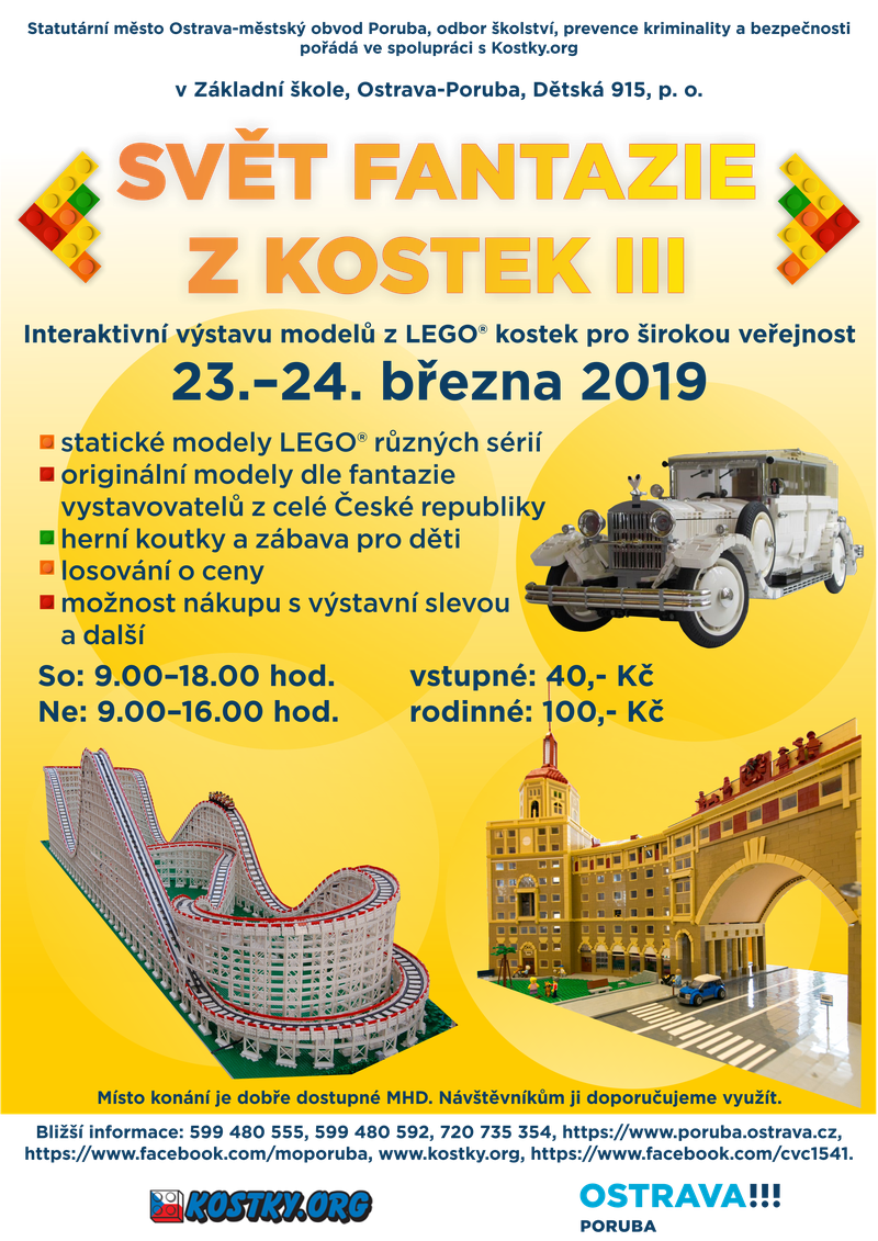 Přijďte s dětmi do Světa fantazie z kostek