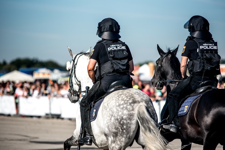 Strážníci přivezou na Porubský den bezpečí i koně a psy