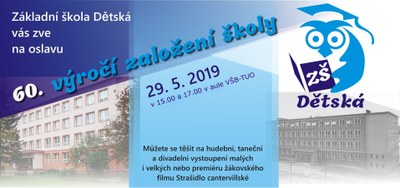 Základní škola Dětská slaví šedesátiny