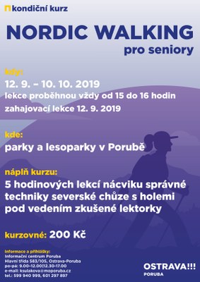 Nordic walking pro seniory