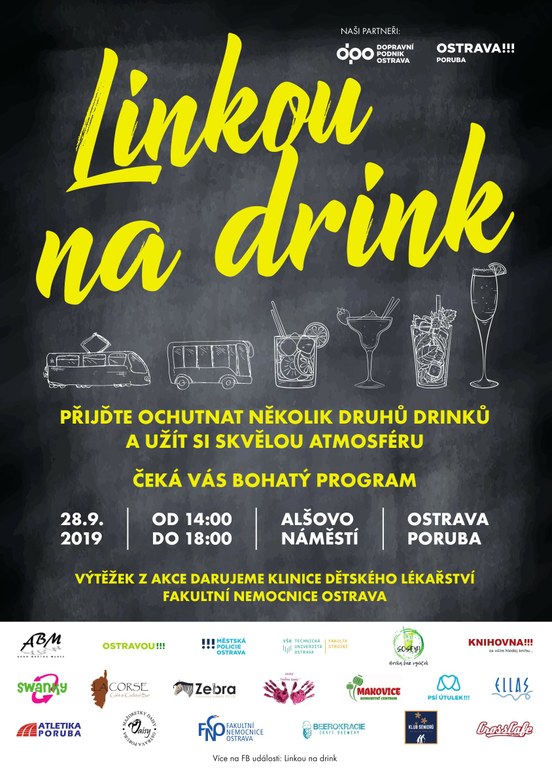 S jízdenkou na Alšovo náměstí na charitativní drink