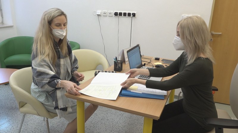 Pracoviště matriky ve Fakultní nemocnici Ostrava. Foto: TV Polar
