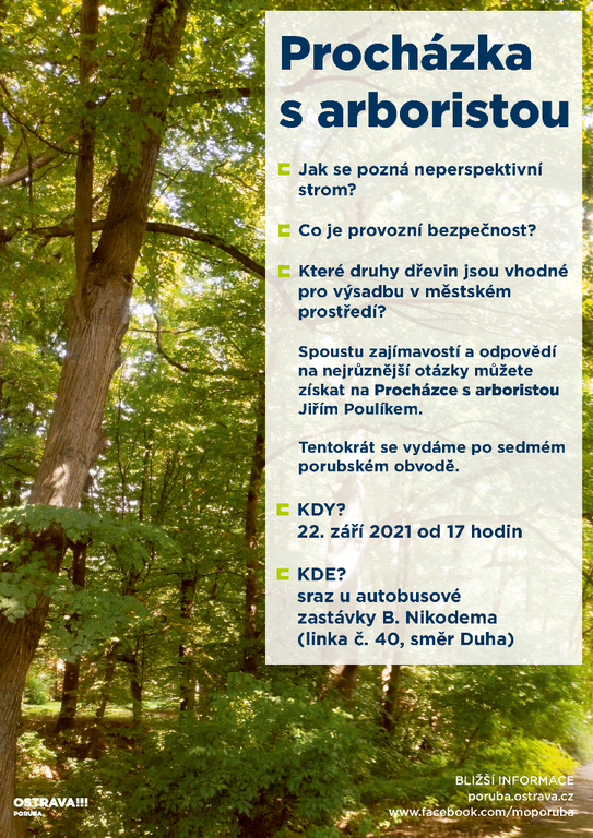 Procházka s arboristou sedmým obvodem