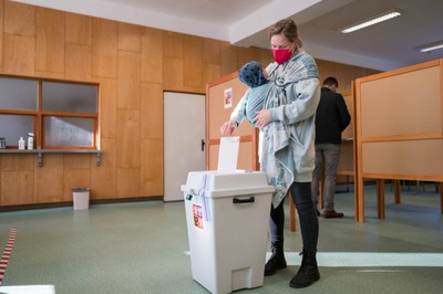 Volby do Poslanecké sněmovny Parlamentu České republiky. Foto: Jiří Birke