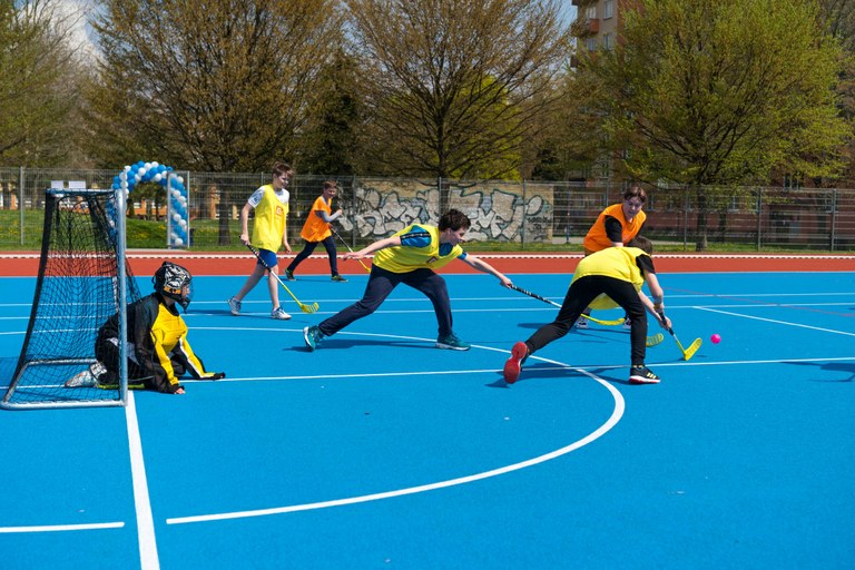 Základní škola Bulharská má nové sportoviště