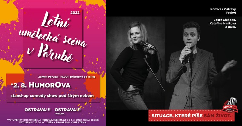 Letní uměleckou scénu zakončí HumorOva