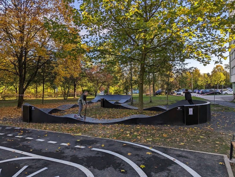 Poruba má nové pumptrackové a dopravní hřiště. Foto: Martin Otipka