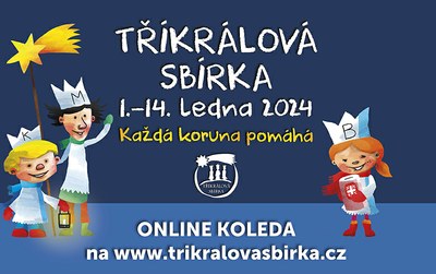 Tříkrálová sbírka začne 1. ledna