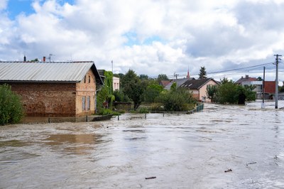 Povodně způsobily obrovské škody i v Porubě. Foto: Jiří Birke