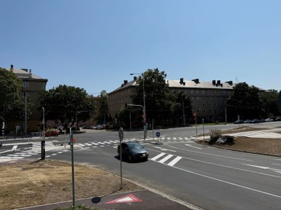 Křižovatka u fakultní nemocnice je opět průjezdná