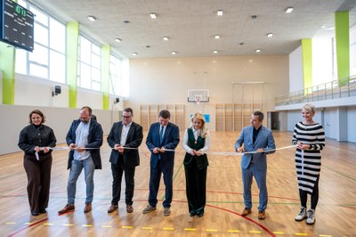 Opravená sportovní hala v Pustkovci bude sloužit i Porubanům