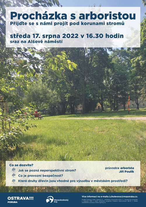 Alšovou ulicí s arboristou