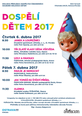 Činoherní soubory zahrají dětem