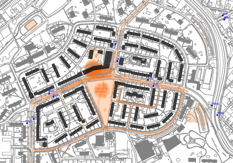 Proměna Sokolovské ulice a náměstí Družby: co prozradily dotazníky?