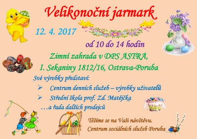 Velikonoční jarmark v centru sociálních služeb