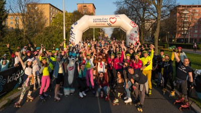 Hlavní třída láká bruslaře, cyklisty i běžce