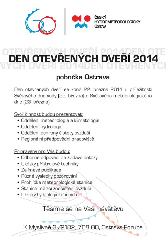 Hydrometeorologický ústav se otevře veřejnosti