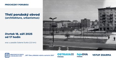 Komentovaná vycházka představí výstavbu 3. obvodu Poruby