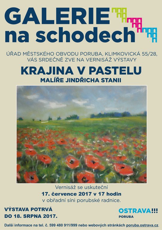 Krajina v pastelu v radniční galerii