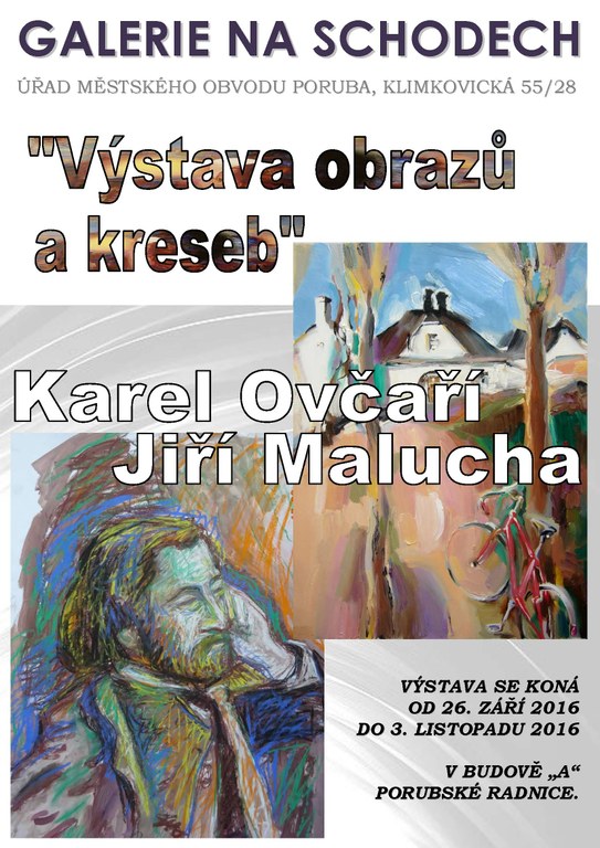 Kresby a obrazy v radniční galerii