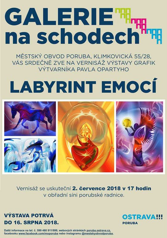 Labyrint emocí v radniční galerii
