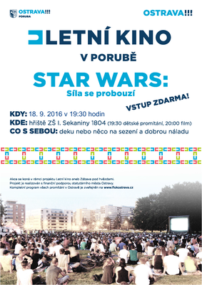 Letní kino se odkládá na neděli 18. září