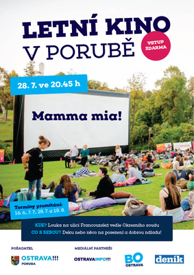 Letní kino tentokrát nabídne Mamma Mia!