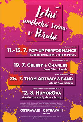 Letní umělecká scéna v Porubě