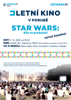 Letošní letní kino zakončí Star Wars