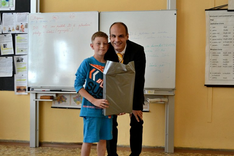 Místostarosta ocenil poctivého nálezce