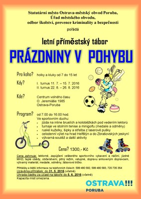Na tábor můžete děti přihlásit už teď