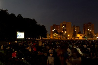 O letní kino byl obrovský zájem