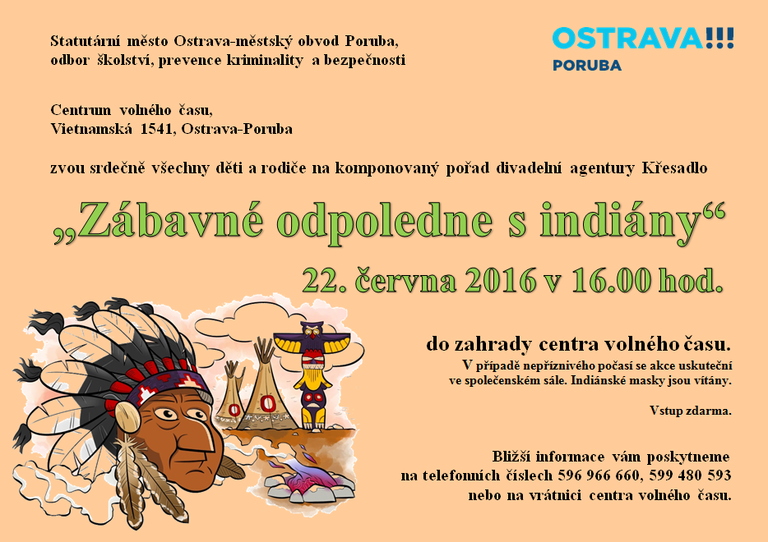 Odpoledne s indiány