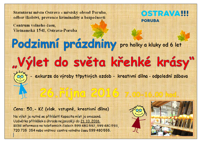 Podzimní prázdniny ve světě křehké krásy