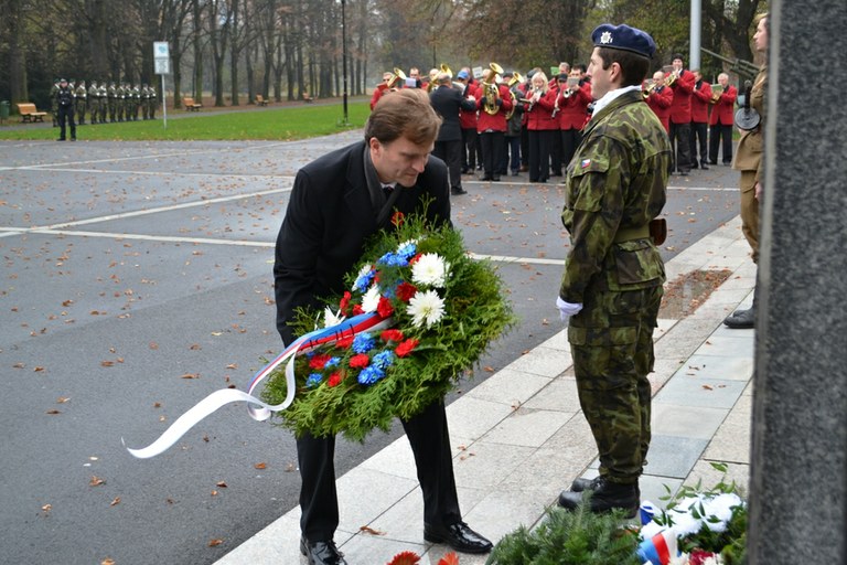Poruba uctila válečné veterány