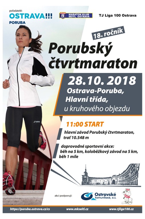 Porubský čtvrtmaraton se poběží po osmnácté