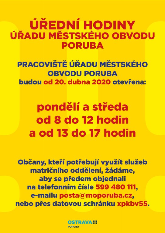 Radnice bude pro veřejnost otevřená v pondělí a středy